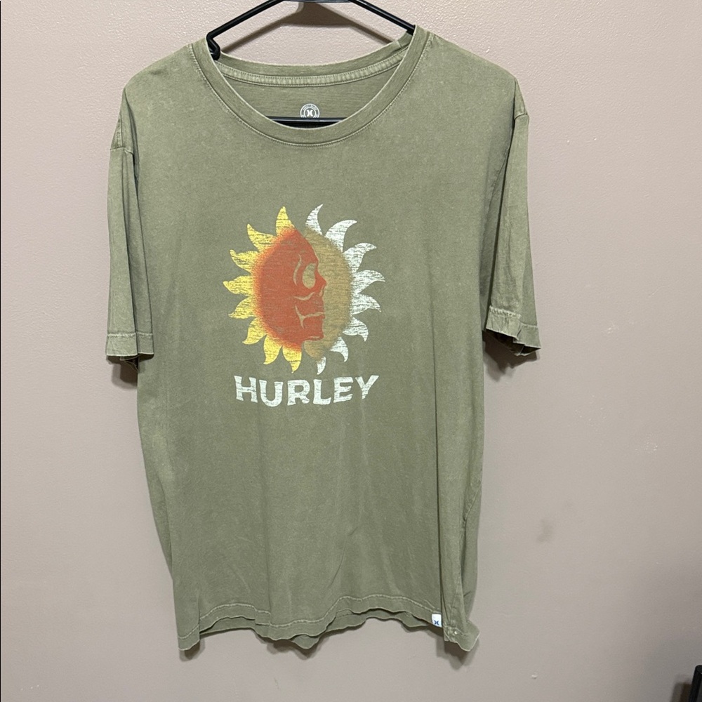 Hurley Olive Sunburst Tee